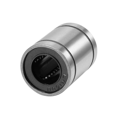 2x LM16UU 16mm Carbon Steel Open Linear Motion Bushing Bearing